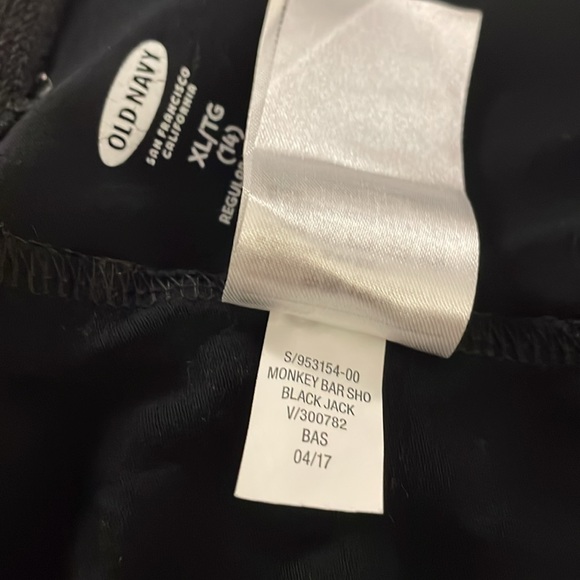 New Girls old navy size xl(14) bike shorts black. - Picture 5 of 5